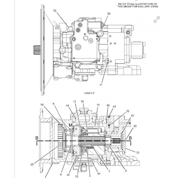 Assay 1262016 гидронасоса SBS120 для экскаватора E320C