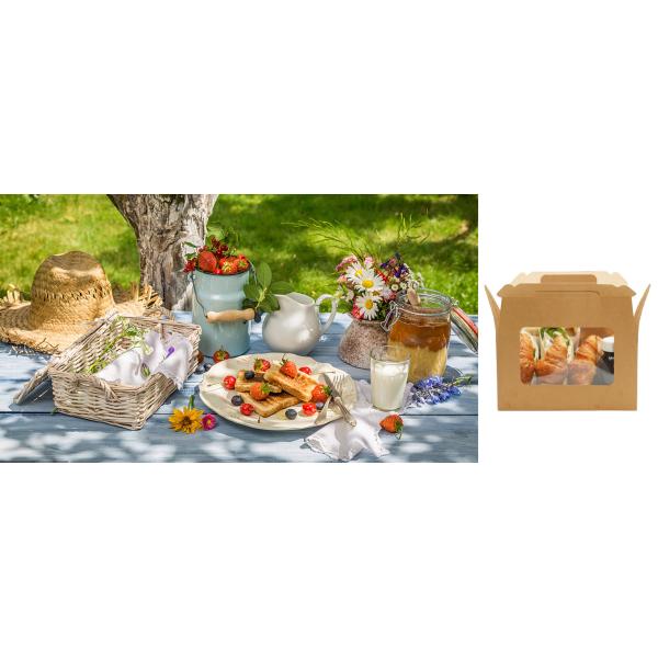 Treat Boxes With Window, Food-Grade Paper Boxes For Food, Gift Boxes Bakery Boxes For Birthday Wedding Party Favors