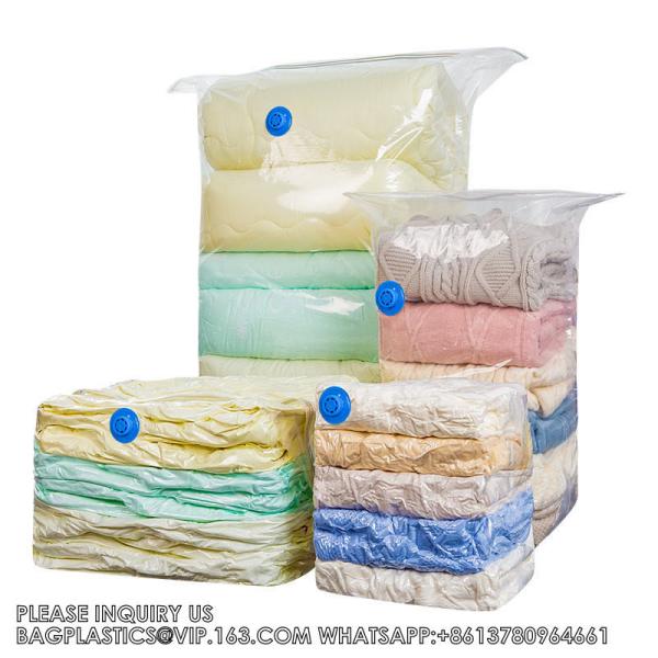 Four Corner Air Exhaust New Cube Space Saver Organizer Compression Vacuum Sealer Storage Bags For Quilts