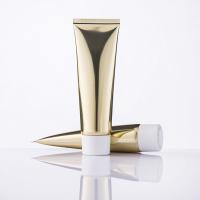 50ML Skincare Tubes Customized Plastic Lotion Tubes Gold Screen Printing