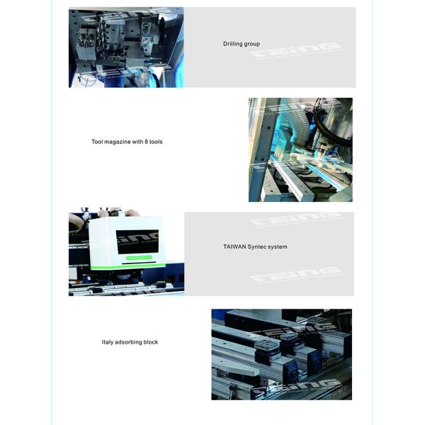PTP Woodworking Center CNC Router Drilling Machine with 2860mm Y Axis Travel SXA1328