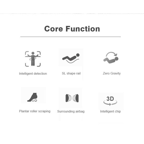 Kneeling Massage Chair With Foot Massage 3d Manipulator Bionic ISO9001