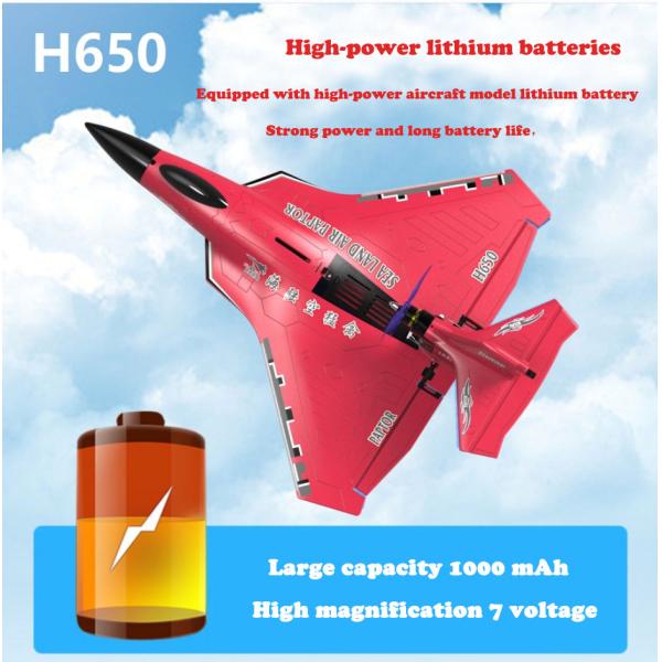 Raptor H650 Epp Foam 6ch Rtf Led Lights Sea Land Air Electric Radio Control Rc Jet Fighter Brushless Aviation Toy Perfect