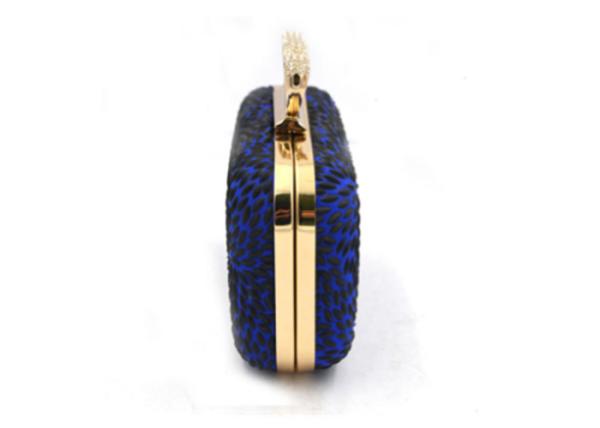 Small Wallet Evening Clutch Bags , Ladies Clutch Handbags Pu Leather Material