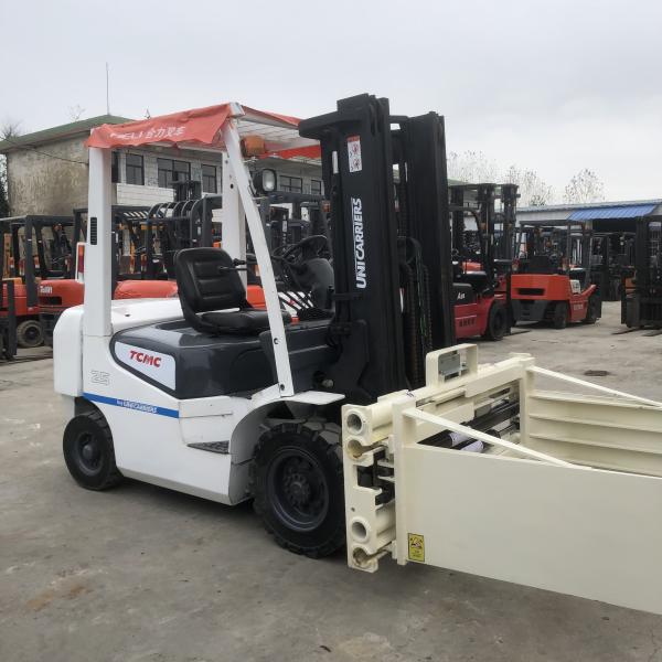 Japón TCM 25 2.5Tones 3 metros elevadora con abrazadera Blanco TCM máquina de elevación