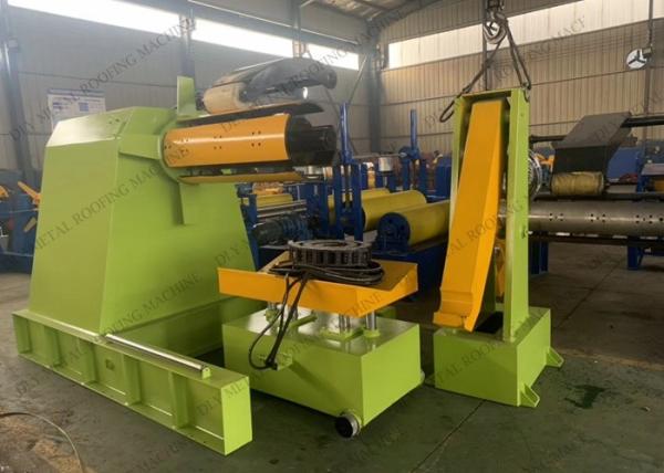Bobina de aço de aço hidráulica Uncoiler de Decoiler 1250mm da auto operação