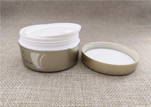 Anti Bacterial Skin Cream Containers AS / PP Plastic Material Large Volume