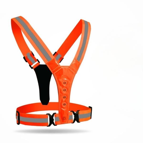 Chargement USB gilets de sécurité réfléchissants haute visibilité Logo personnalisé