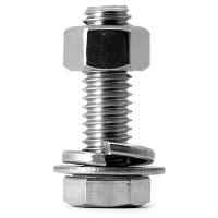 304 Stainless Steel Hex Head Screw DIN Standard 6mm-19mm