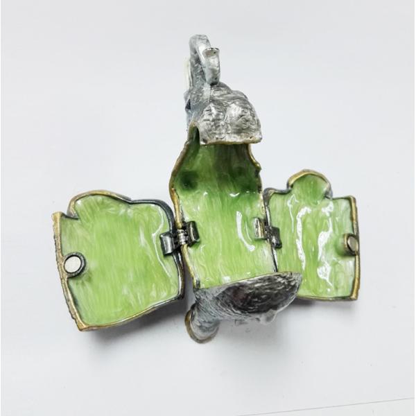 elephant trinket box alloy jewelry box home decoration jewelry box