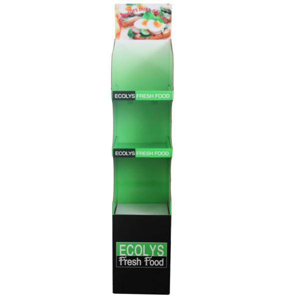 Corrugated Shop Display Stands , Commercial Retail Floor Display Stands