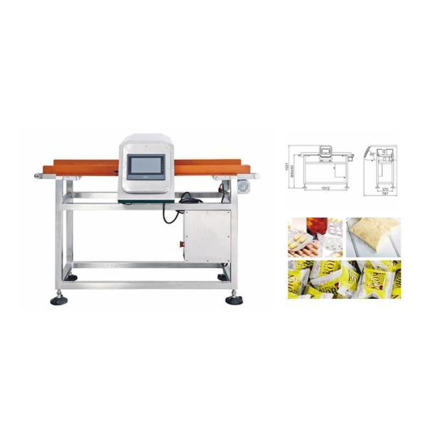 Food Horizontal Metal Detecting Machine 30m/Min
