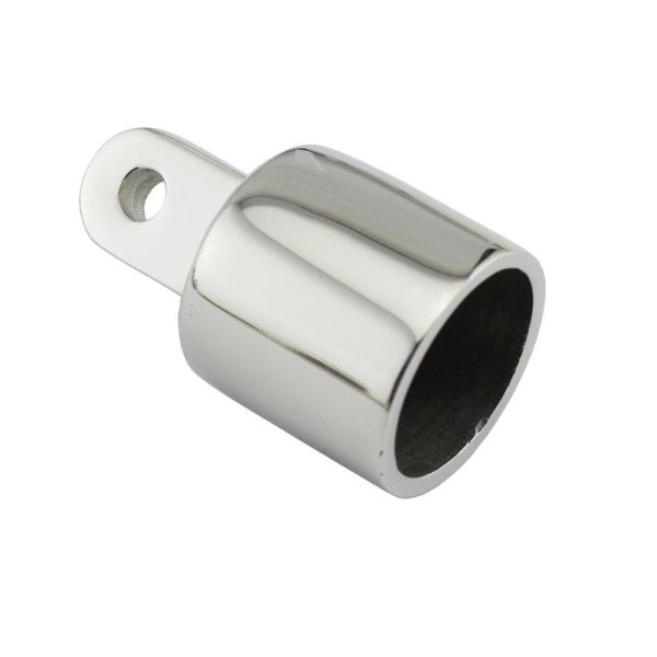 316 Stainless Steel Pipe Eye End Cap 1 25mm Marine Boat Yacht Canopy Tube End