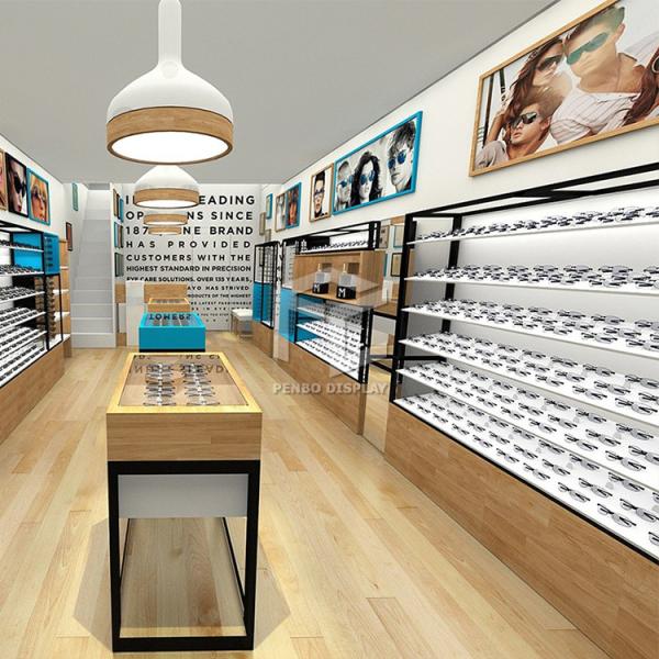 мебель магазина шкафов дисплея магазина MDF 8mm оптически лощила