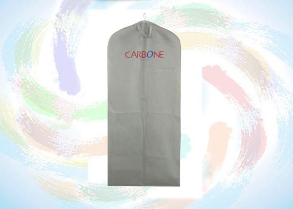 Saco de vestuário durável para o armazenamento do terno dos homens, sacos Dustproof da tela não tecida da tela não tecida