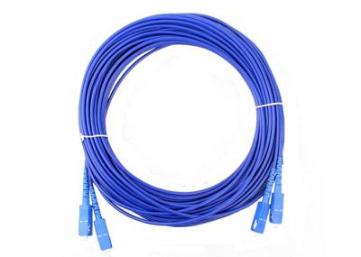 LSZH PVC Om3 Patch Cord , Duplex 7m Sc-Sc Armoured Patch Cord