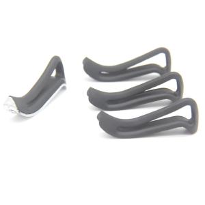 Custom Black Conductive Silicone Ear Hanging for Medical Use