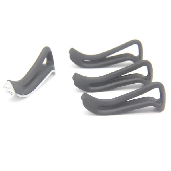 Custom Black Conductive Silicone Ear Hanging for Medical Use