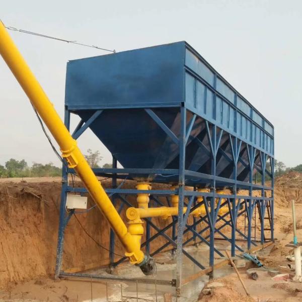 planta de tratamento por lotes concreta de 120m3/H HZS120 215KW, condição nova de tratamento por lotes da planta da mistura pronta