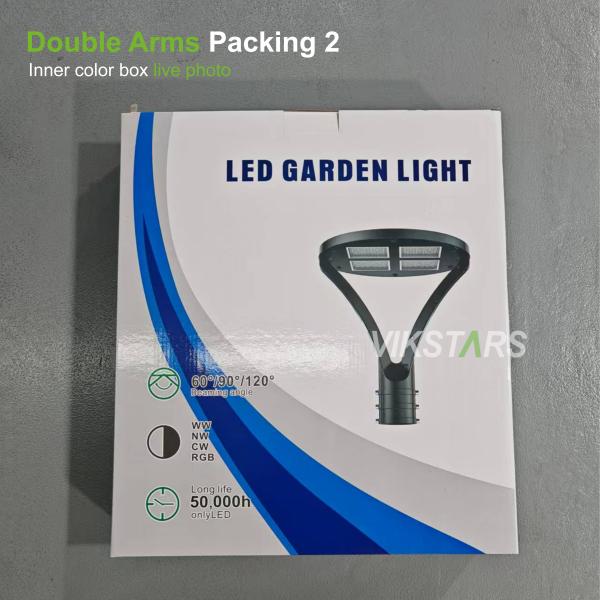 100W LED Garden Street Lights With Double Single Arms For Villas Park Garden Landscape