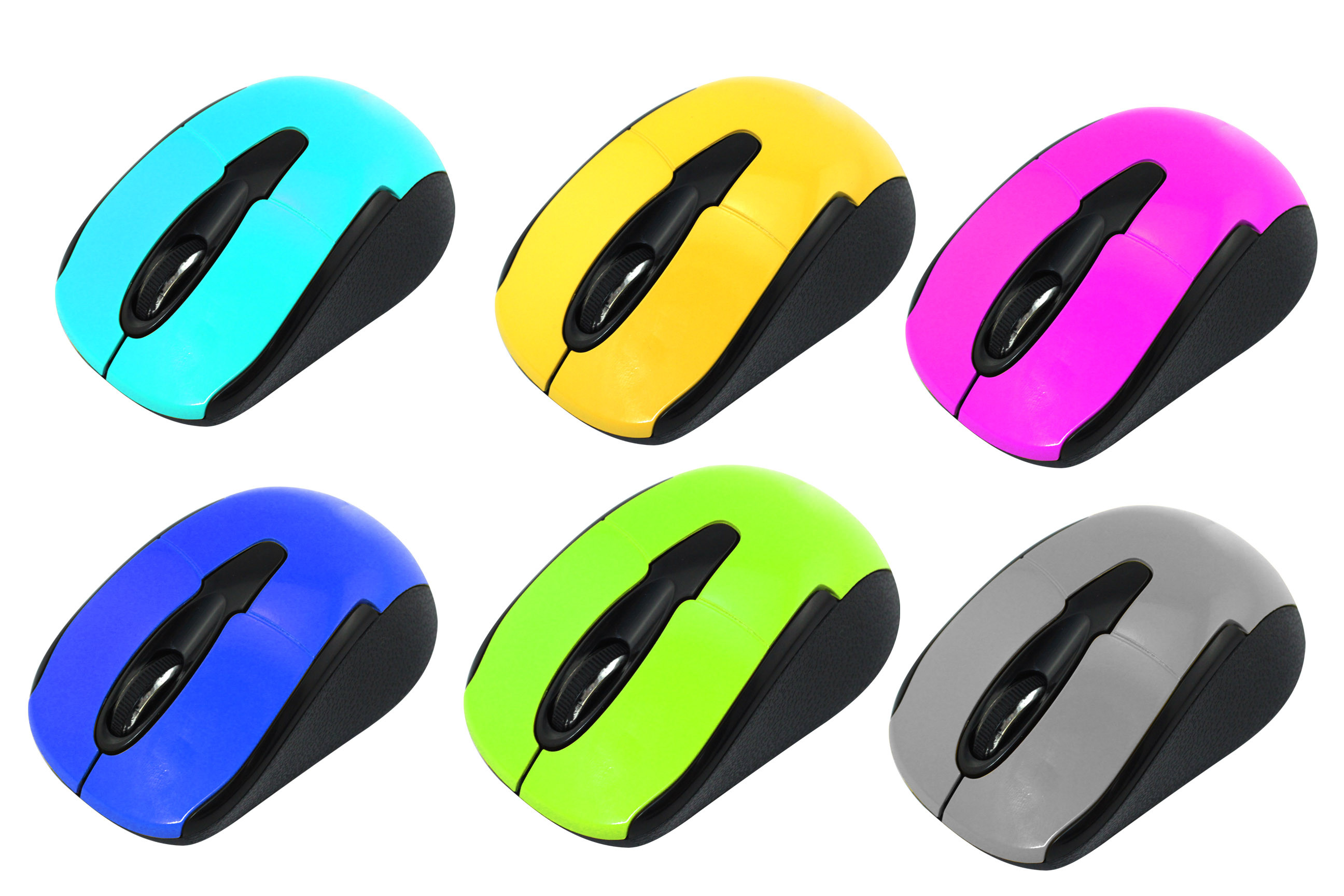 4D 2.4GHZ 800 / 1600 DPI Speed Change Wired Or Wireless Mouse , Freely 360-Degree Use Within 15M Radiu