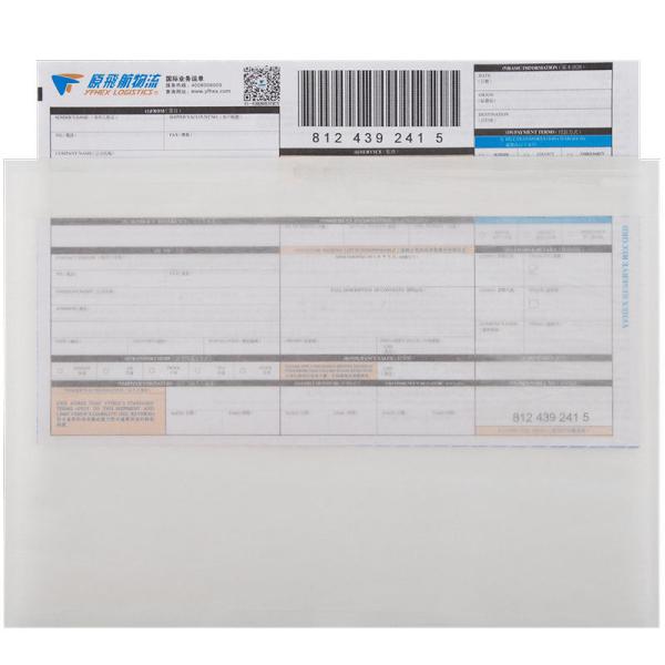 Biodegradable Invoice Enclosed Envelope Translucent Packing List Enclosed Pouches