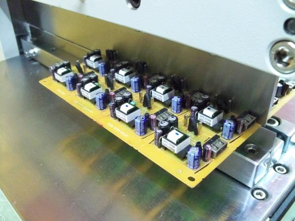 400mm Cutting Length V Cut PCB Separator 110/220V Industrial With Linear Blade