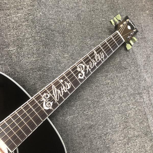 Custom 2023 dove elvis presley black acoustic guitar GB dove electric acoustic guitar
