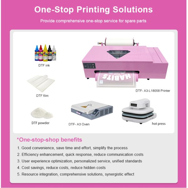 Dtf Printer Xp600 A3 A3+ 33cm Printer Pet Film Digital Dtf Printer Printing Machine