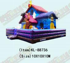 Magical Inflatable Castle for Halloween Celebrations Spooky Play and Fright
