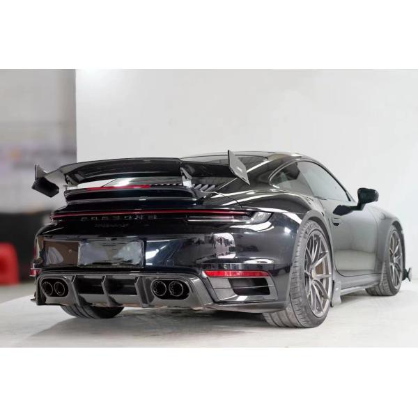 Repair Porsche 992 Body Kit BS Style Turbo Widebody Diffuser Spoiler Dry Carbon Fiber