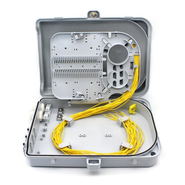Rede FTTH 24 Sc Adaptadores Simplex Equipamento de fibra óptica Caixa de distribuição elétrica 300mm*380mm*100mm