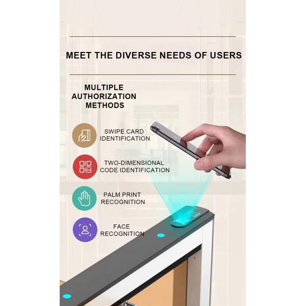 Customization Accepted Pedestrian Swing Barrier Turnstile Of Face Recognition