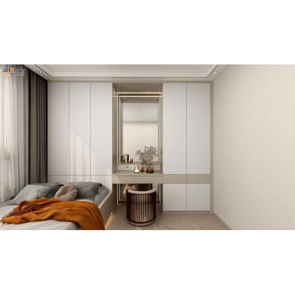 Деревянная спальня Хранилище Хранилище Застежка Дверь Шкаф Настраиваемый цвет для персонализированного