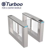 Cartão largo da porta RFID da barreira do balanço do torniquete 1100mm 30w SUS304 da pista para a desvantagem