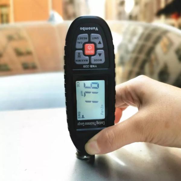 YNB-220U Coating Car Paint Thickness Gauge With Color Rotate Display