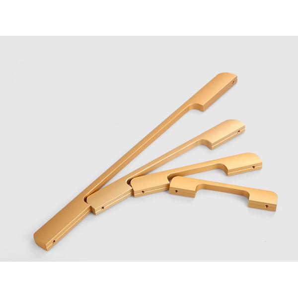 Cupboard Aluminum Alloy Handles Furniture Aluminum Profiles For Kitchen Cabinet