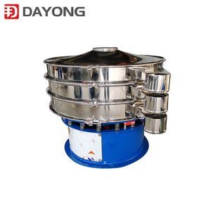 Dust-free Fully Enclosed Rotary Vibrating Sifter for Safe Working Environment, Eco-friendly Stainless Steel Circular Vibro Screen Machine for Pharmaceutical and Spice Powder Siftiing
