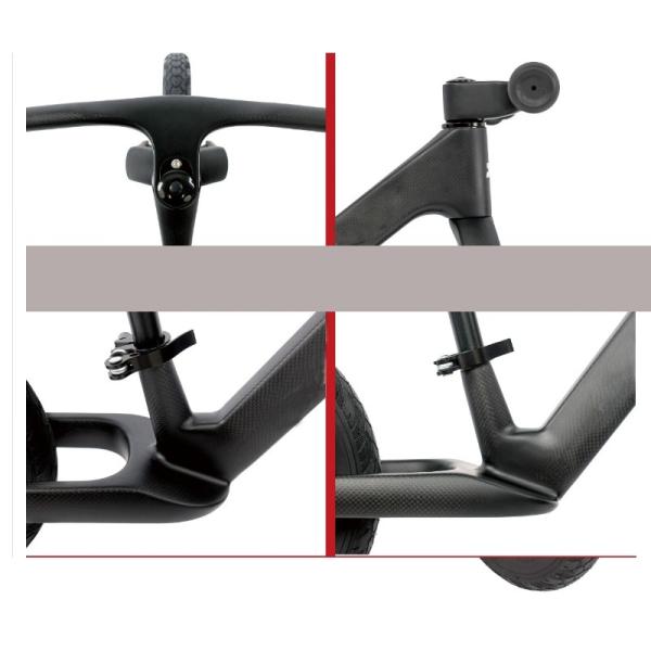 Детей дюйма волокна углерода T800 велосипед 12 отсутствие колес сплава педали 2