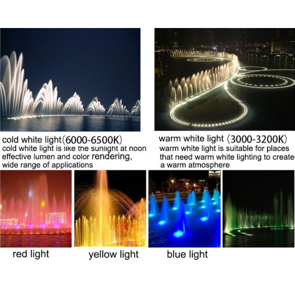LED Fountain light underwater light waterscape light waterproof spot light colorful landscape light