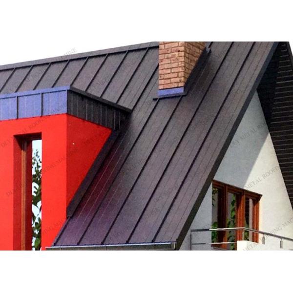 машина 5.5KW панели крыши замка кнопки 380V нажимает на стальную стоящую машину шва для стены