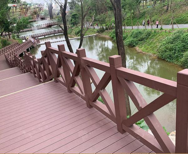 Fireproof WPC Fence Panel 2000x1200mm Wood Plastic Composite Board