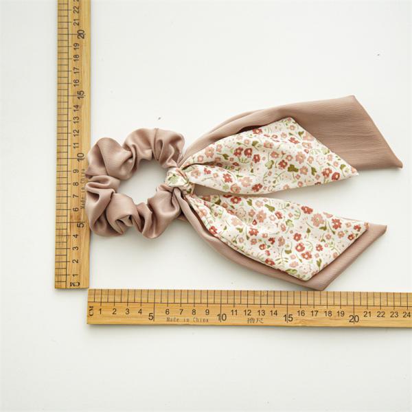 Summer floral double bow streamer ladies hair bands wristbands South Korea headband elastic rope temperament headband
