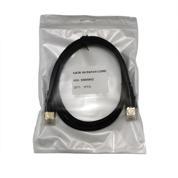 PVC гибкости кабеля 26AWG сети категории 8 20m 40G 2000MHZ высокий