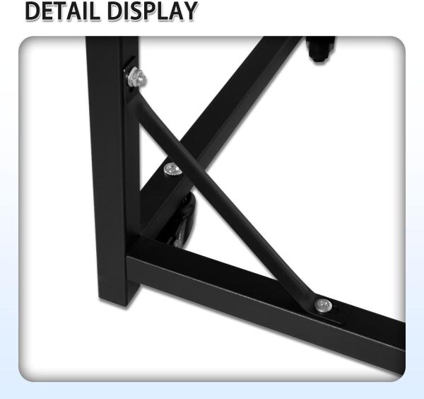 12 Layer Mobile Tile Display Rack High Carbon Steel Anti-Rust Lockable Wheels Triangle Reinforced Plastic End Caps