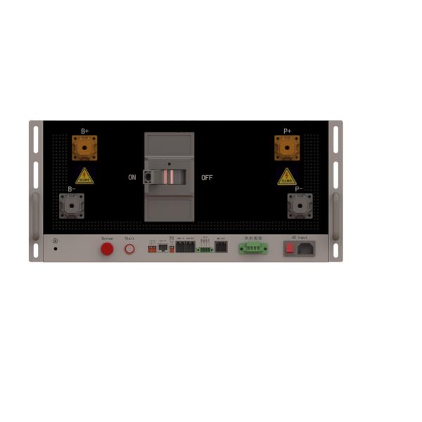 864V 125A Высокое напряжение BMS 4U Черный железный корпус 19 дюймовый ящик для хранилища энергии