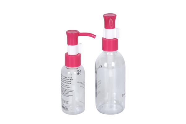 garrafas feitas sob encomenda de 60ml 120ml Skincare, garrafa do removedor da composição