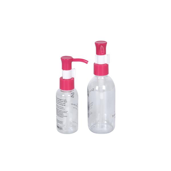 2 oz 4 oz PET Remover del maquillaje Dispenser Botella con tapa de tornillo bomba Presiona botella de aceite