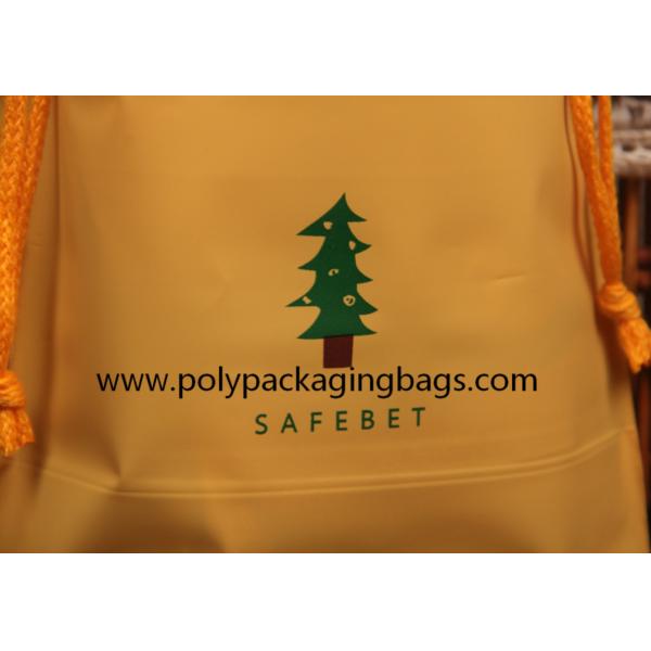 Custom LDPE Rope Tote Bag / Bundle Mouth Gift Packing Bag