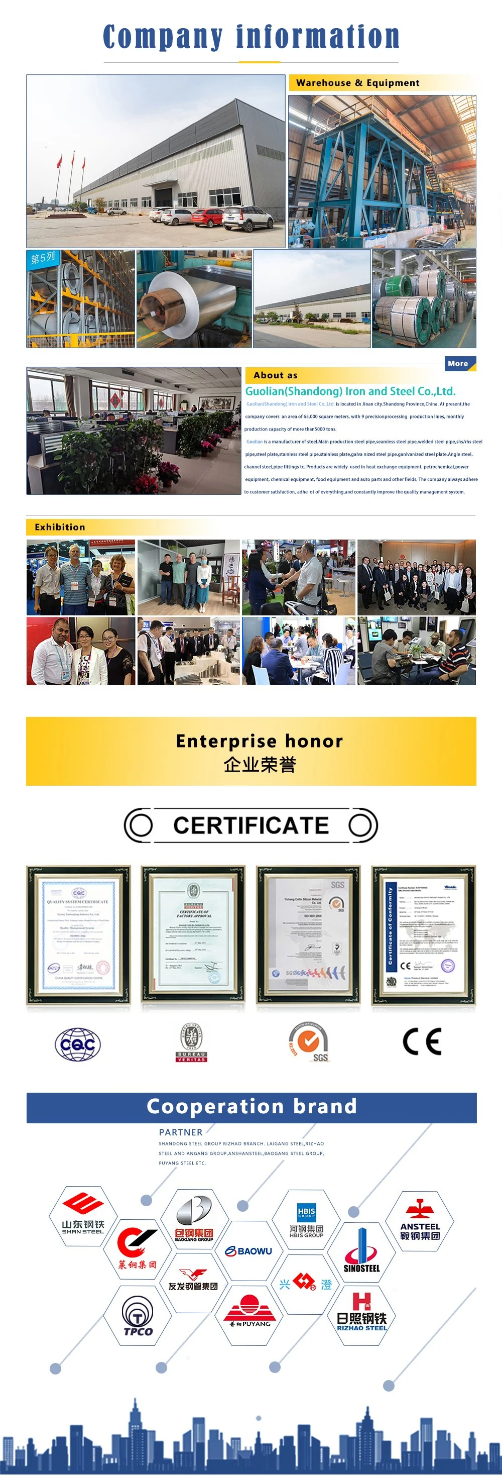 1000 2000 3000 6000 7000 Series Aluminum Tube ISO9001 Certification